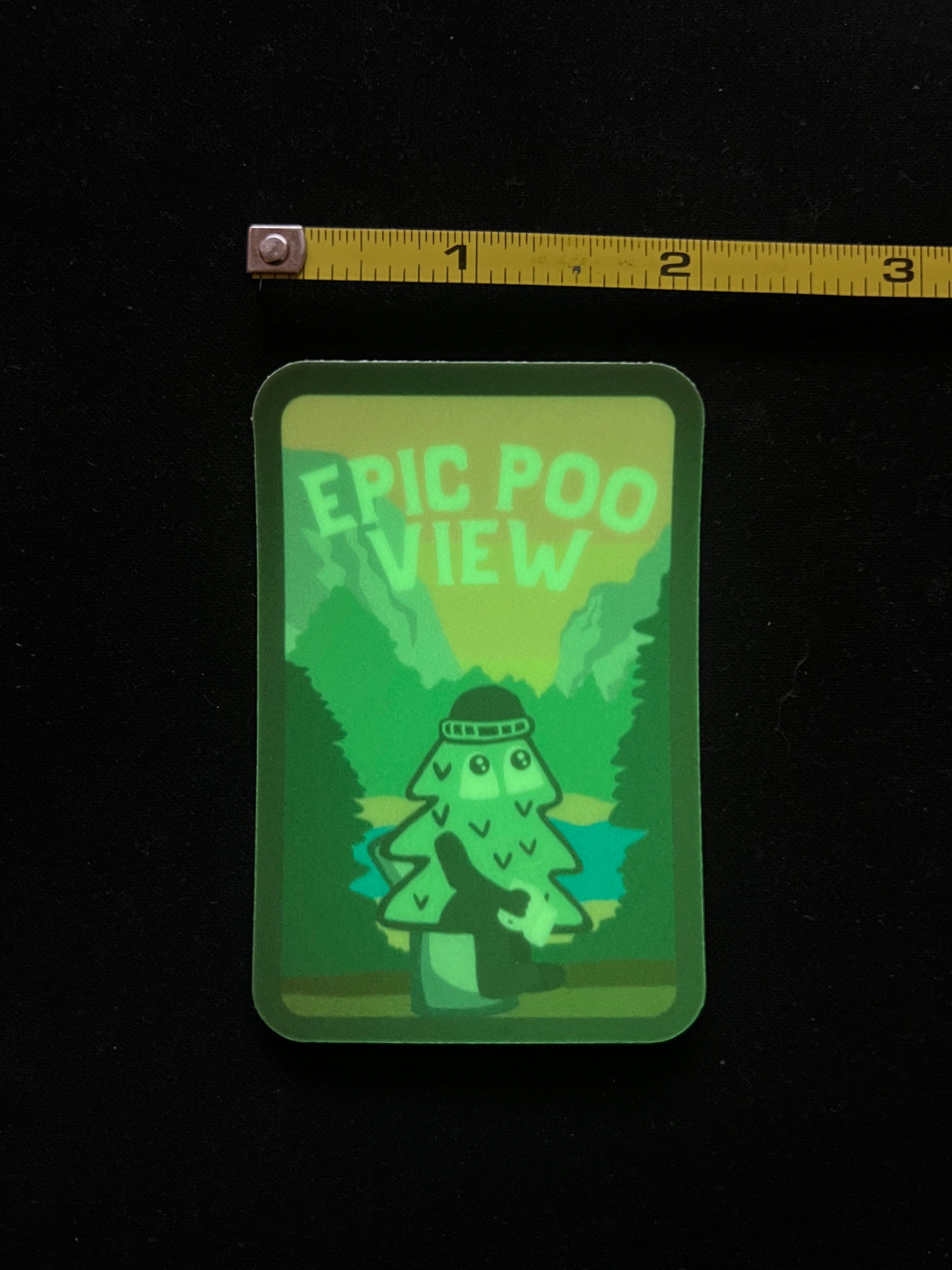 Epic Poo View GLOW IN THE DARK